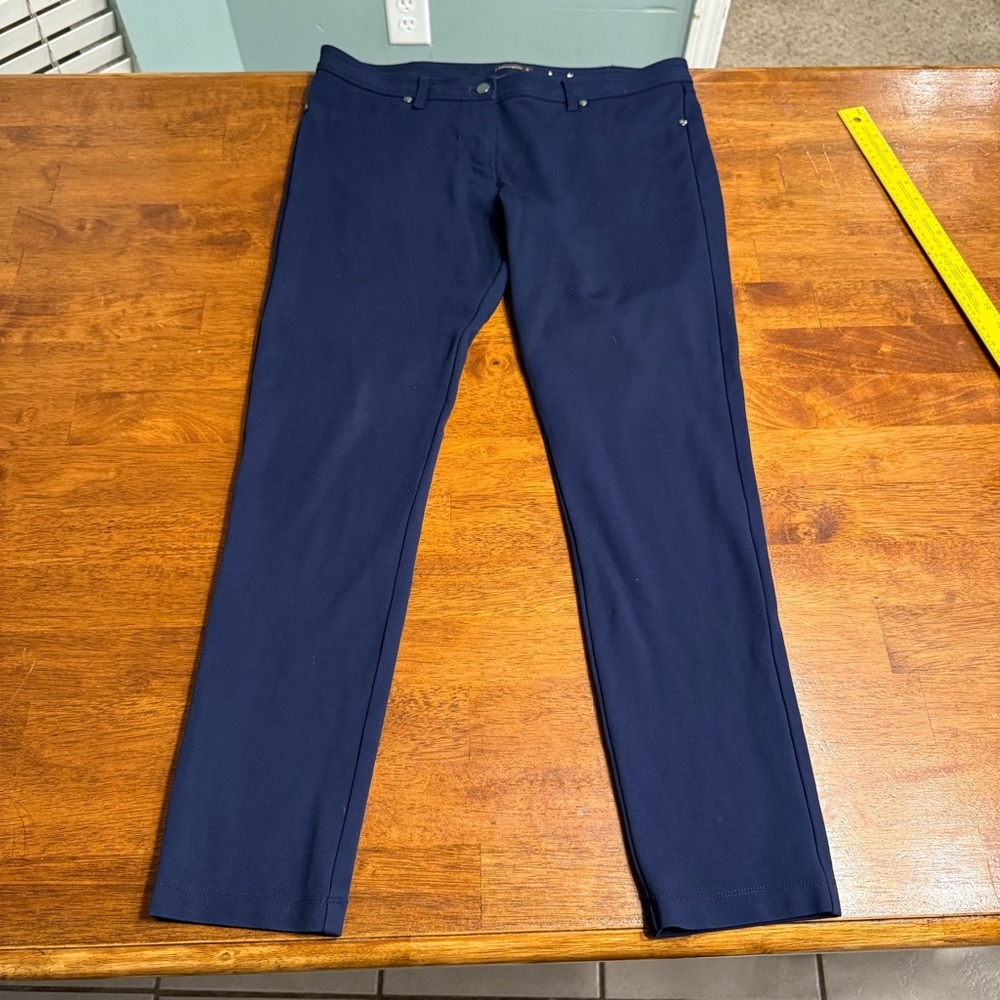 J. McLaughlin Deep Blue Trousers women’s pants navy size 12